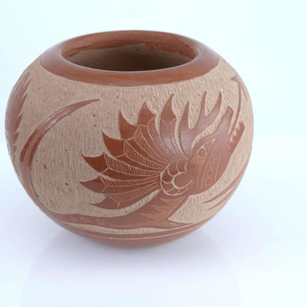Corn Moquino(1929-1016) sgraffito pottery Santa Clara Pueblo