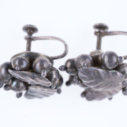 1950's William Spratling Sterling Screw back earrings