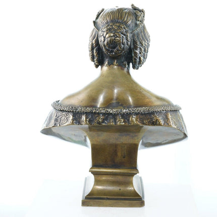 Antique Bronze Bust of Noble Woman