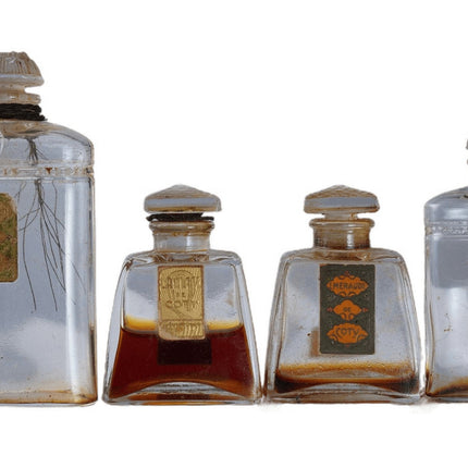 c1920 Renee Lalique Coty Perfume Bottle collection