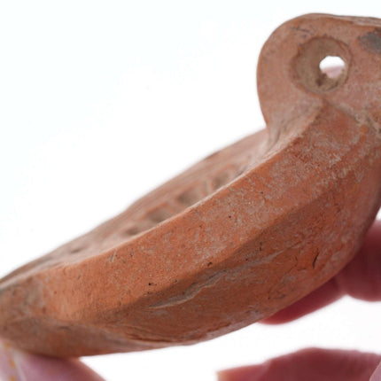 c200 AD Ancient Roman Terracotta Oil Lamp