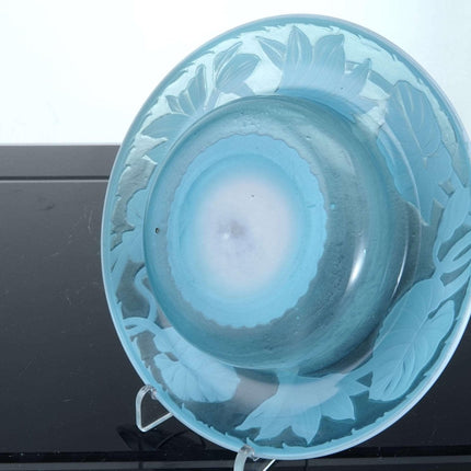 c1890 托马斯·韦伯英国浮雕玻璃碗