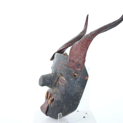 Antique Diablo Mexican dance mask