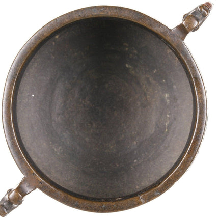 18th Century Xuande Marked Archaistic Chinese Bronze Censer