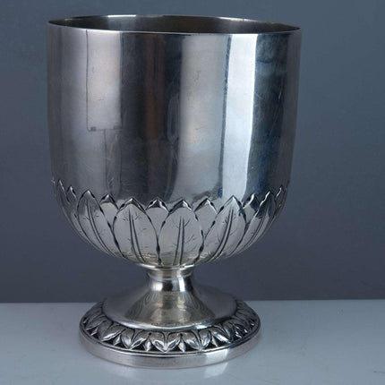 English c1812 George III Sterling Goblet with Boyd Clan Armorial Crest  Henry Ch