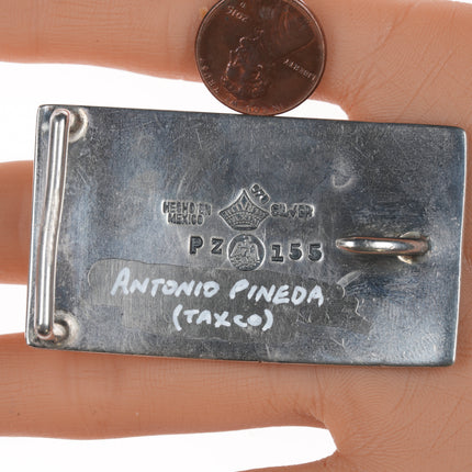 Antonio Pineda (1919-2009) Mid Century Modern sterling belt buckle