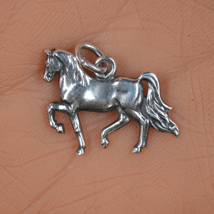 Retired James Avery Prancing Horse charm in sterling