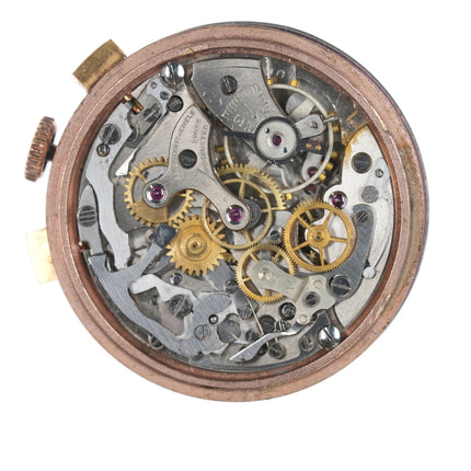 Working Chonographe Suisse Works/Dial/Crystal/18k buttons