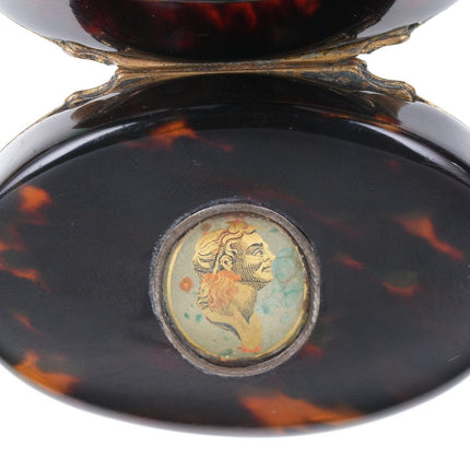 c1810 French Tortoise Shell Snuff Box