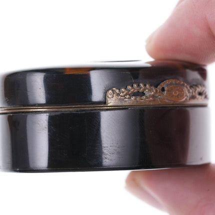 c1810 French Tortoise Shell Snuff Box