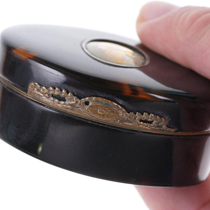 c1810 French Tortoise Shell Snuff Box