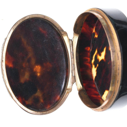 c1810 French Tortoise Shell Snuff Box