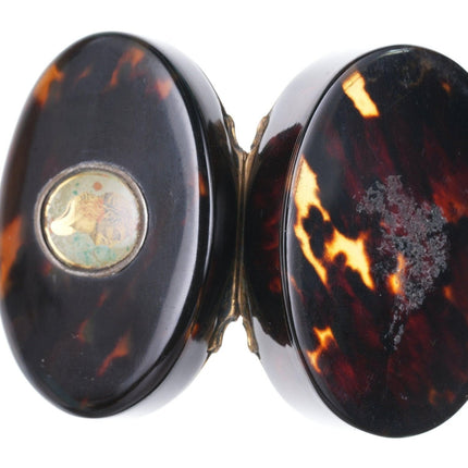 c1810 French Tortoise Shell Snuff Box