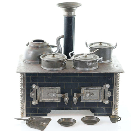 c1890 German Tin Toy Steam Stove