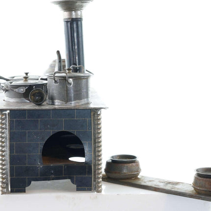 c1890 German Tin Toy Steam Stove