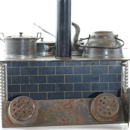 c1890 German Tin Toy Steam Stove