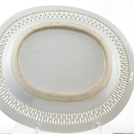 c1840 Chinese Export reticulated platter