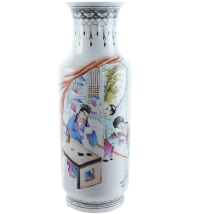 c1910 Chinese Republic period famille rose vase