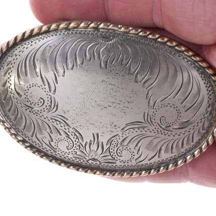 Vintage Comstock Sterling silver Belt buckle