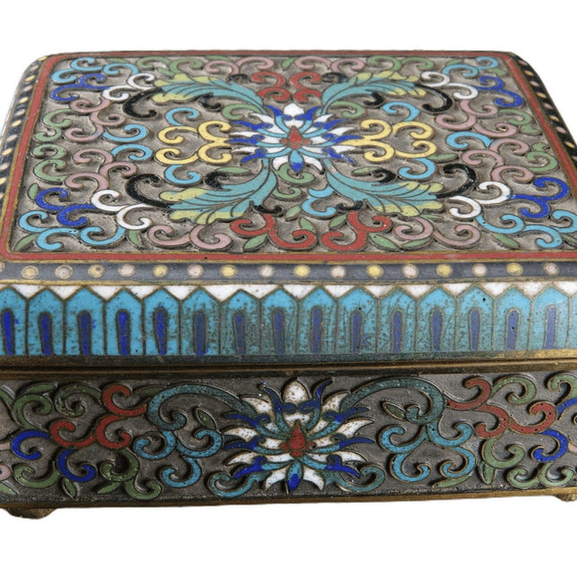 c1900 Chinese Cloisonne Box