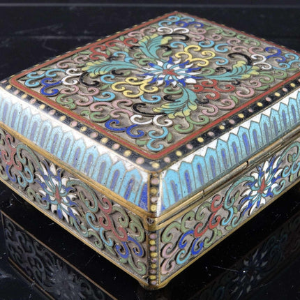 c1900 Chinese Cloisonne Box