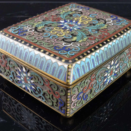 c1900 Chinese Cloisonne Box