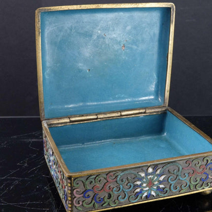 c1900 Chinese Cloisonne Box