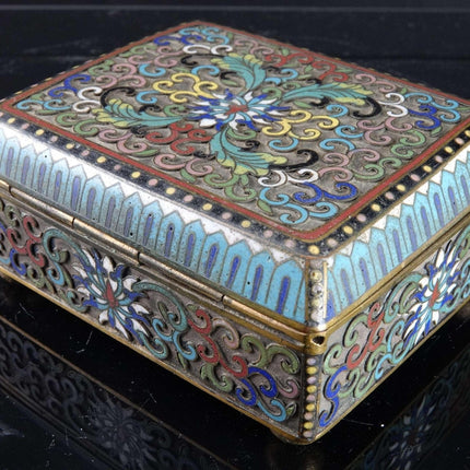 c1900 Chinese Cloisonne Box