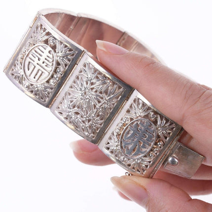 Vintage chinesisches Silberarmband