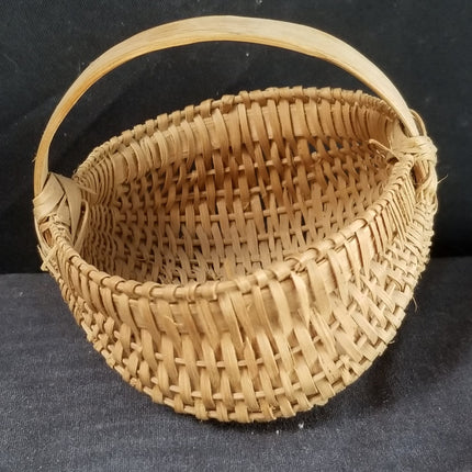 Antique 19th century Miniature Buttocks Basket 3" x 3.25"