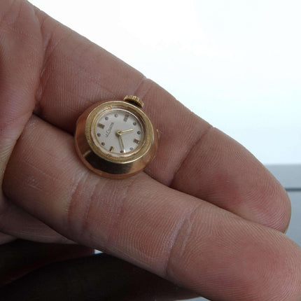 c1960's 14K Gold Jaeger LeCoultre  Watch Cufflink