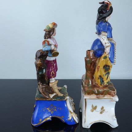 c1840 French Old Paris Porcelain Scent Bottles