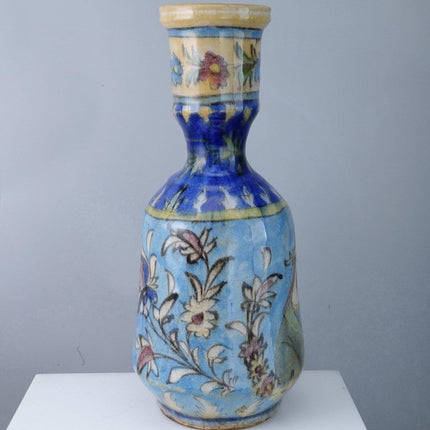 Antique Persian Faience Hookah Base