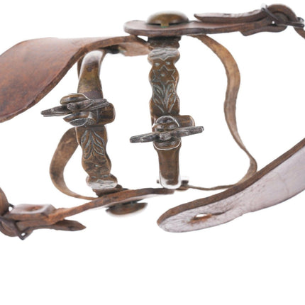 Antique Bronze cowboy spurs