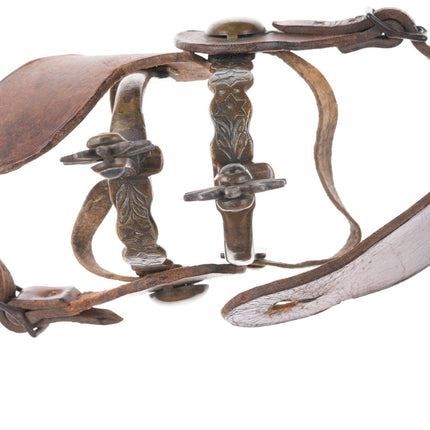 Antique Bronze cowboy spurs