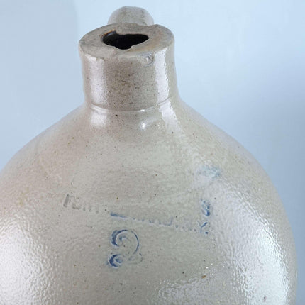 John O'Neil, Whitehall, New York Stoneware Whiskey Advertising Jug