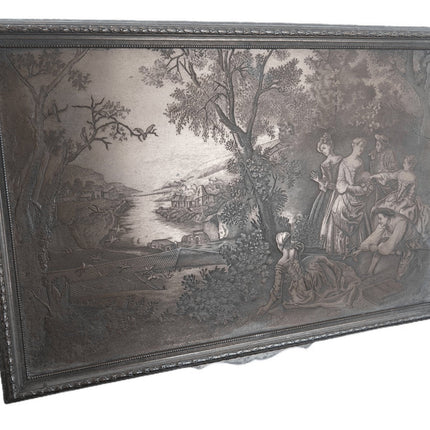 c1890 French Silverplate Jewelry Box