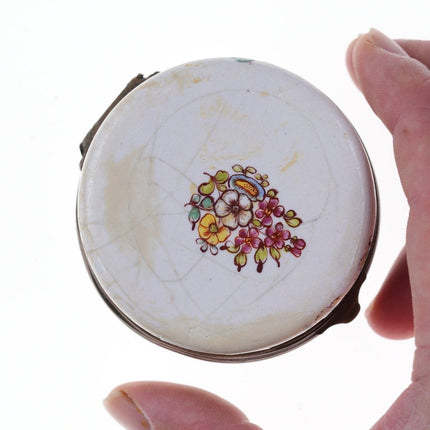 c1750's Battersea snuff box d