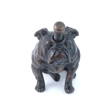 1930's Ronson Art Metal Works English Bulldog Table Lighter