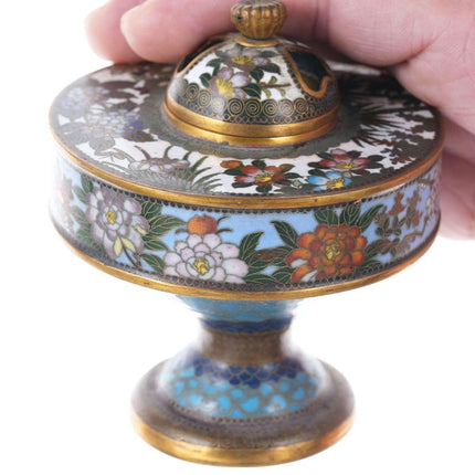 um 1900 Antikes Cloisonné-Räuchergefäß