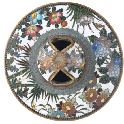 um 1900 Antikes Cloisonné-Räuchergefäß