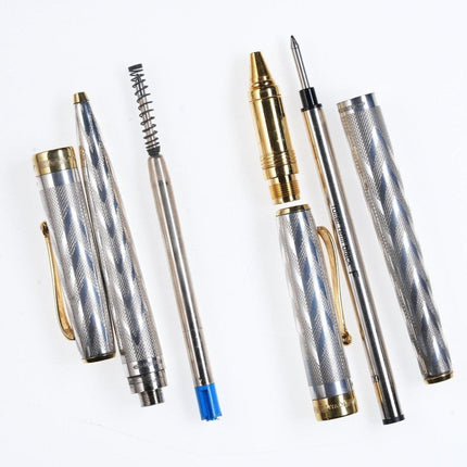 Sterling italienisches Montegrappa 402 Stiftset aus den 1980er Jahren