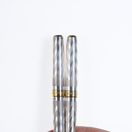 Sterling italienisches Montegrappa 402 Stiftset aus den 1980er Jahren