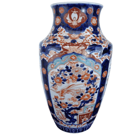 Large Meiji Period Japanese Imari Floor Vase