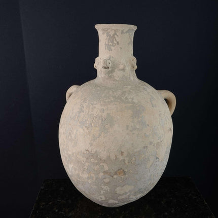 Prähistorische Wasserflasche der Ureinwohner von West Texas, möglicherweise Caddo Quapaw