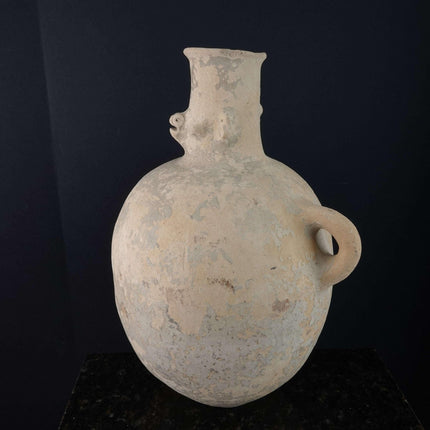 Prähistorische Wasserflasche der Ureinwohner von West Texas, möglicherweise Caddo Quapaw