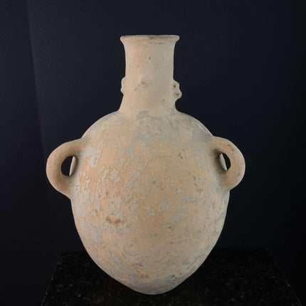 Prähistorische Wasserflasche der Ureinwohner von West Texas, möglicherweise Caddo Quapaw