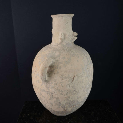 Prähistorische Wasserflasche der Ureinwohner von West Texas, möglicherweise Caddo Quapaw