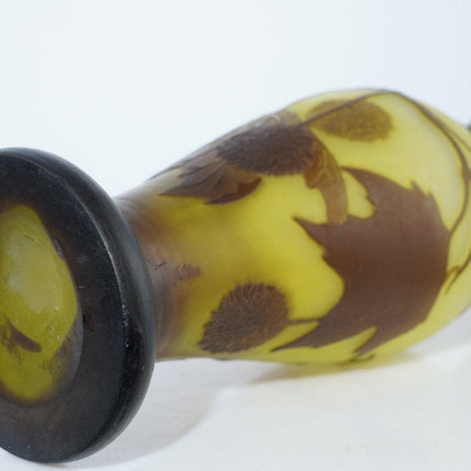 1920's French Legras Cameo Art Glass Vase