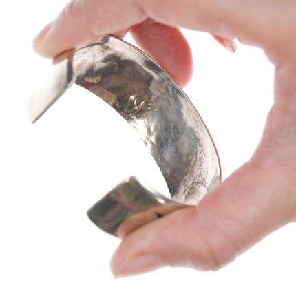 6.5 吋霍皮人 Robert Lomadapki（1942-2015）Joshweseoma 覆蓋純銀手鍊